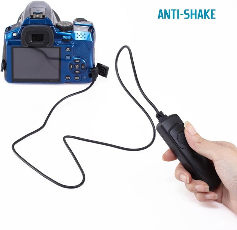 AFUNTA 3.3ft Shutter Release Remote Control with 11.4ft Extension Cable 2.5mm, RS-60E3 Wired Remote Control Switch Cord Replacement Compatible 70D 100D 1200D Digital Camera DSLR - Image 5